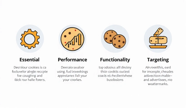 Différents types de cookies expliqués visuellement